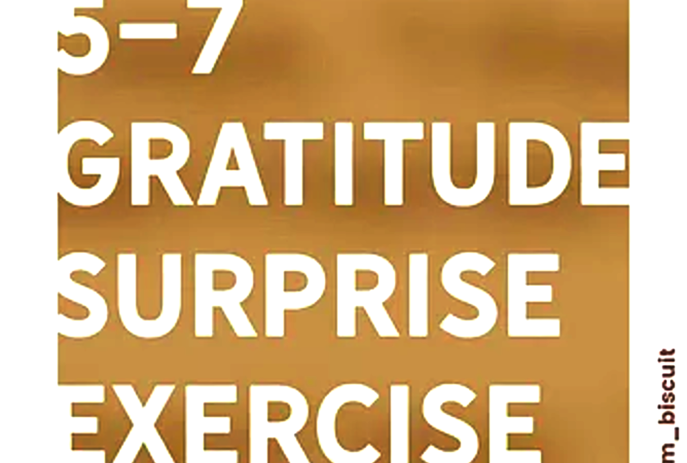 The 5-7 Gratitude Surprise Exercise