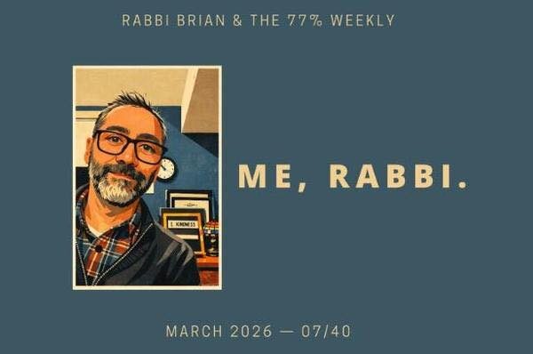 Instagram post from rabbi_brian_af. This post is in position 1.